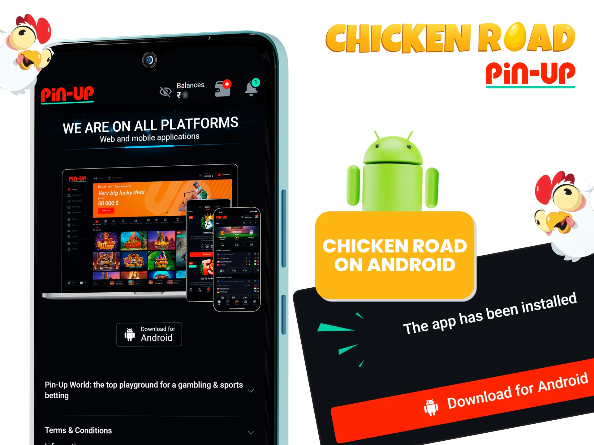 Download Pin-Up on your Android device.