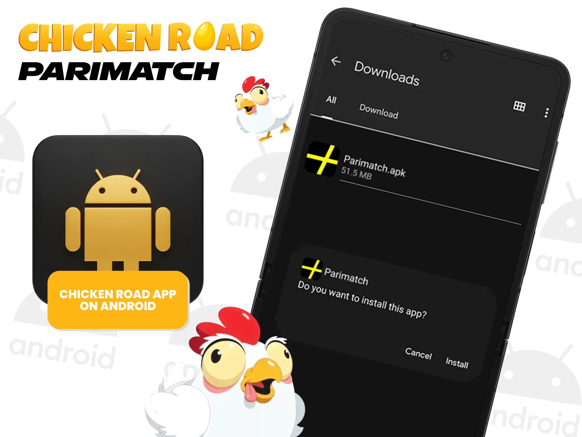 Follow these simple steps to get Parimatch on Android.